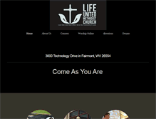Tablet Screenshot of lifeumc.org
